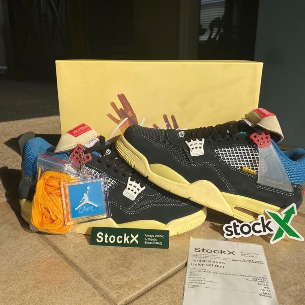 Jordan 4 Union La Off Noir Brand New Never Worn Size 10